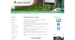 Desktop Screenshot of demtec.eu.com